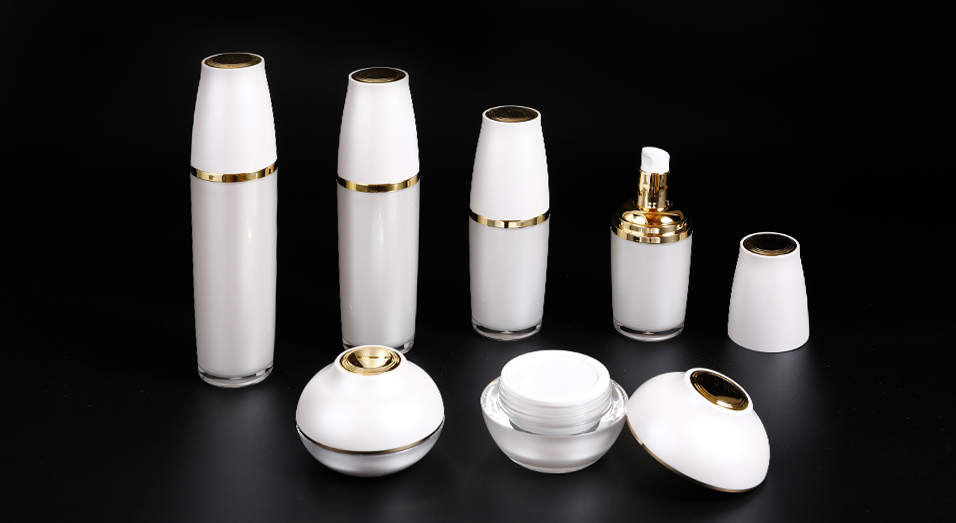 Acrylic Airless Lotion Bottles for Cosmetic Packaging